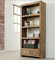 Harry Bookcase Solid Sheesham Wood