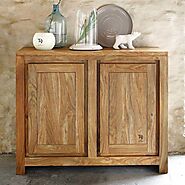 Harry Sideboard Made in Solid Sheesham Wood With 2 Doors