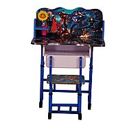 Study Table for Students With Chair in The Particle Board Cartoon Theme