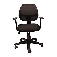 Medium Back Ergonomic Executive Office Chair Comes with revolving