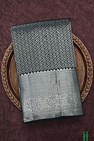 Pure Kanchipuram Silk Sarees | Silver Zari Sarees | End of Season Sale 2023 - Sundari Silks
