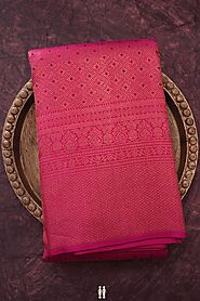 Jacquard Kanchipuram Silk Sarees | Zari Border Sarees | Best Silk Sarees in Chennai - Sundari Silks