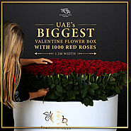 Full of Love-Big Flowers Box for Valentine by Glamour Rose