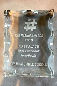 Des Moines Public Schools wins a #hashie!