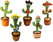DANCING CACTUS TOY WITH MANY SONGS AND RECORDING