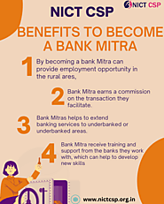 Choose NICT CSP to become an authorized bank Mitra