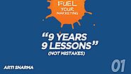 PODCAST EPISODE 01: 9 YEARS & 9 LESSONS (NOT MISTAKES!) - Measure Marketing
