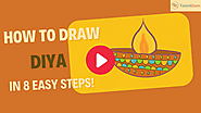 How To Draw A Diya Easy Step By Step Tutorial For Children