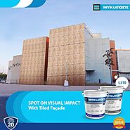 Spot on visual impact with tiled facade - Latapoxy 310