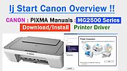 How To Download Printer Driver Canon Pixma MG2500 Series | Canon Ij Setup