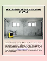 Tips to Detect Hidden Water Leaks in a Wall