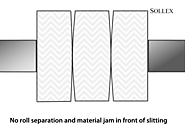 7. No roll separation and material jam in front of slitting