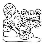 Tiger målarbilder