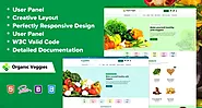Organic Grocery Website Template | Modern eCommerce Templates