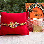 Kundan Rakhi for Brother | Buy Kundan Stone Rakhi for Bhaiya at the Best Prices Online