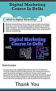Digital Marketing Course Delhi Infographic Template