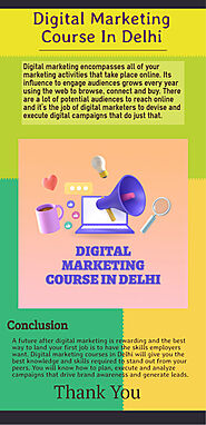 Digital Marketing Course In Delhi Infographic Template