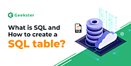 Step by Step Tutorial of How To Create a SQL Table - Geekster