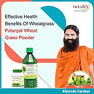 Effective Health Benefits Of Wheatgrass | Patanjali Wheat Grass Powder is made from hygienically harvested dried whea...