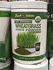 100% Organic Wheatgrass Juice Powder by Fresh on Demand (10.37 Ounces) – CostcoChaser