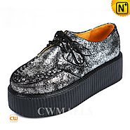 Womens Glitter Platform Shoes CW301405 - cwmalls.com