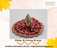 Discover the Best Selection of Handmade Baby Krishna Dress at Arihant Creations