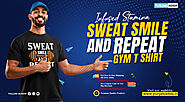 Repeat Resilience Sweat Smile And Repeat Gym T Shirt – Punjabi Adda