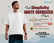 Timeless Comfort White Oversized T Shirt – Punjabi Adda