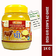 Buy Gir Cow A2 Shuddh Ghee (1kg) - Others - Best Quality - Ashram Estore Online shopping