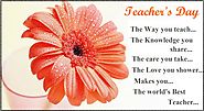 Send! Happy Teachers Day Wishes SMS Quotes Greetings Images Whatsapp Status FB DP 2015