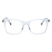 Transparent Square Shaped Acetate Eyeglasses Frames for Men & Women