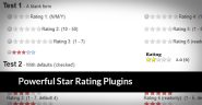 20 Powerful Free Star Rating Plugins Coded with jQuery and AJAX