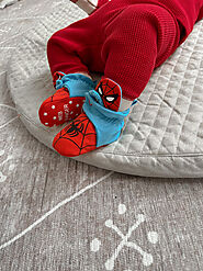Marvel Spider-Man Snap Booties in Red