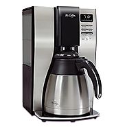 Mr. Coffee BVMC-PSTX91 Optimal Brew 10-Cup Thermal Coffeemaker, Black/Stainless Steel