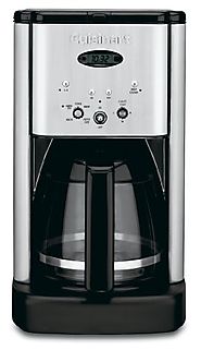 Cuisinart DCC-1200 Brew Central 12-Cup Programmable Coffeemaker, Black/Brushed Metal