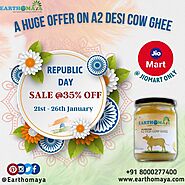 Website at https://www.jiomart.com/p/groceries/earthomaya-a2-desi-cow-ghee-450ml-each-bilona-method-curd-churned-pure...