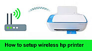 How to setup wireless hp printer?