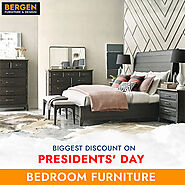 Biggest Discount on Presidents' Day Bedroom Furniture