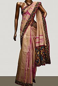 Buy Designer Silk Sarees Online - Aavaranaa