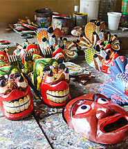 Visit the Ambalangoda mask factory