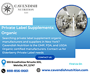 Private Label Supplements Organic