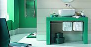 Select lively shades of green for a refreshing bathing experience.
