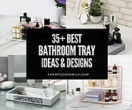 35+ Best Bathroom Tray Decor Ideas and Designs For 2023 (Photos)