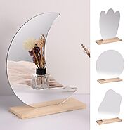Aesthetic Decor Acrylic Vanity Mirror Frameless – Brookline Shop