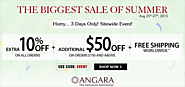 72-Hour Mega Sale at Angara.com