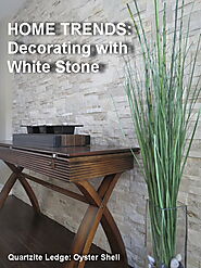 White Stone Wall & Fireplace | Interior Design | STONE SELEX