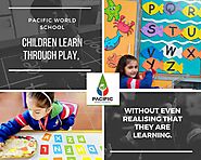 Children learn through play, without even realising that they are learning at Pacific World School