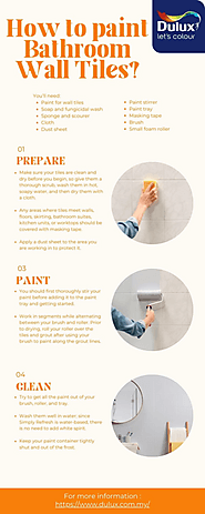 How to paint wall tiles?