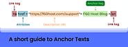 A Short guide to Anchor Texts: Stuff you need to know - F60 Host Support