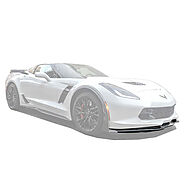 Enhance Corvette C7 with Painted Metallic Carbon Front Splitter